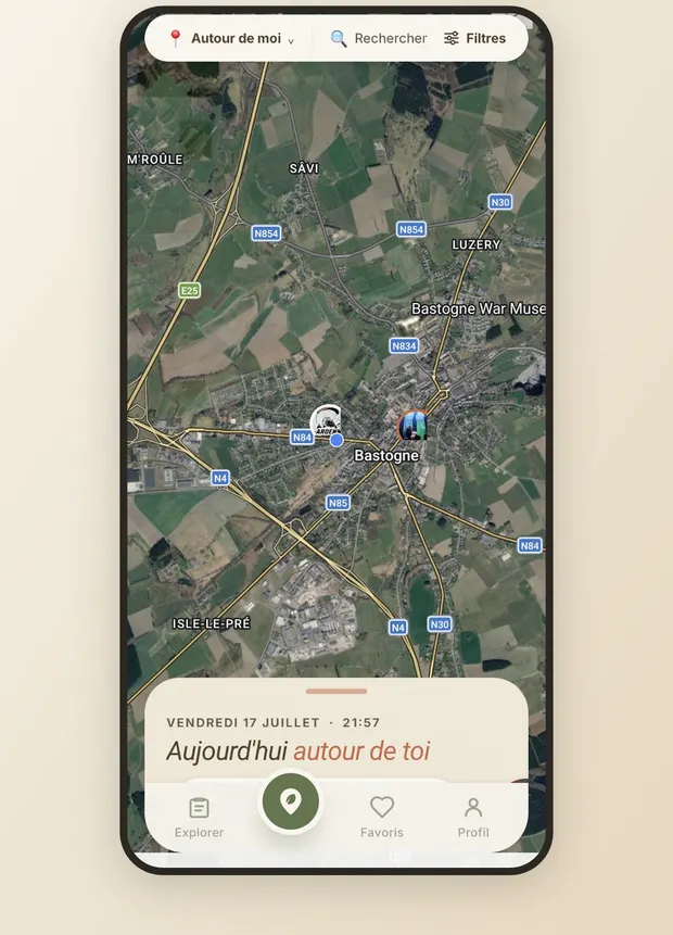 Tout sur une carte vivante