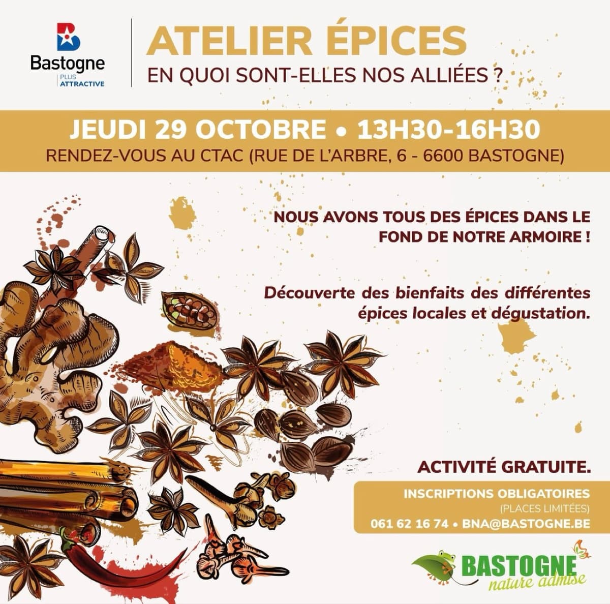 Atelier épices – En quoi sont-elles nos alliées ?